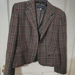 Women's Plaid Blazer Size Small